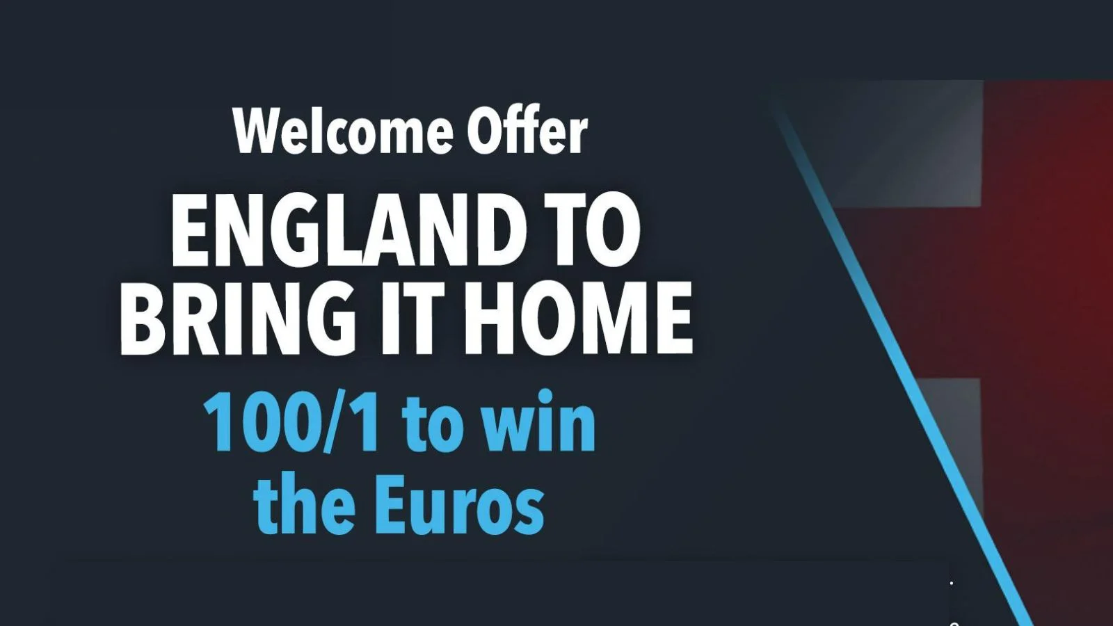 England to win Euro 2024 boosted to 100/1 with BetVictor